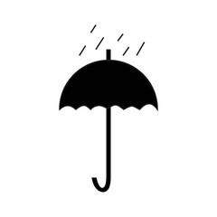 umbrella and drops icon