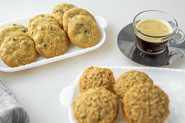 Chocolate Chip Cookies and Oatmeal Cream Pies