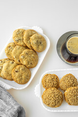 Chocolate Chip Cookies and Oatmeal Cream Pies