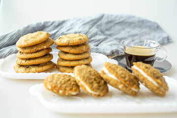 Chocolate Chip Cookies and Oatmeal Cream Pies