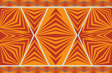 Geometric ethnic oriental seamless pattern Design for background