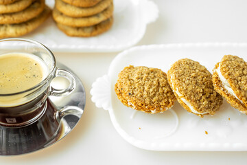 Chocolate Chip Cookies and Oatmeal Cream Pies