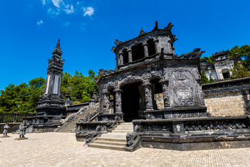 Khai Dinh mausoleum Hue Vietnam