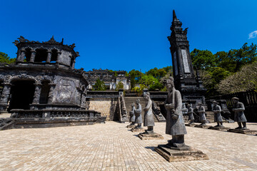 Khai Dinh mausoleum Hue Vietnam