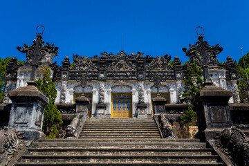 Khai Dinh mausoleum Hue Vietnam