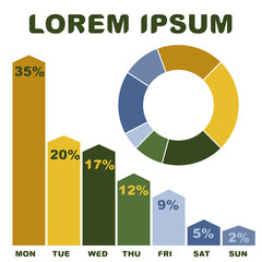 infographics, comparison charts