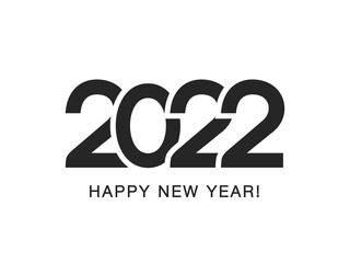 2022 Happy New Year vector pattern. 2022 Happy New Year  text vector card.