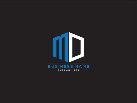 Letter MD Logo, creative md logo icon vector for business