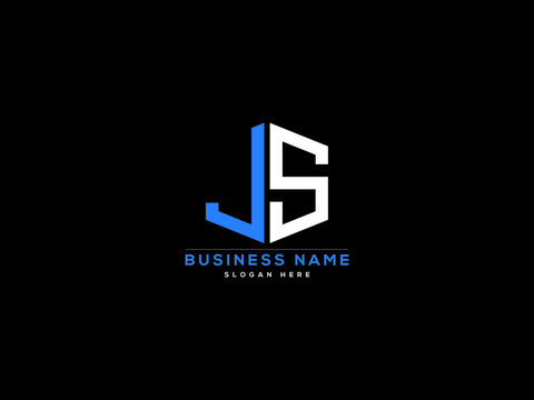 Letter JS Logo, creative js logo icon vector for business