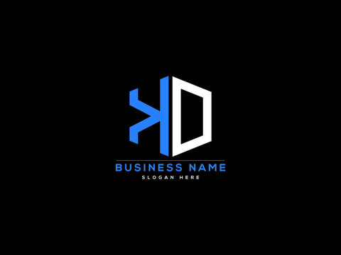 Letter KD Logo, creative kd logo icon vector for business