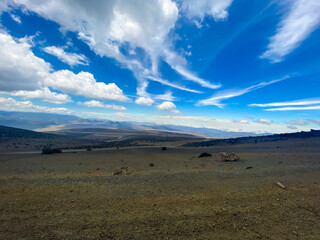 landscape with clouds