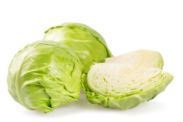 Fresh green cabbage