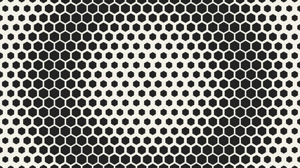 abstract hexagonal geometric pattern - 438681282