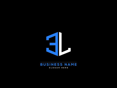 Letter EL Logo, creative el logo icon vector for business