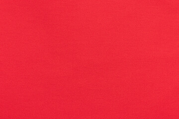 Fototapeta premium Texture of natural red twill fabric close-up. background for your mockup