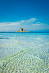 Het prachtige strand van La Pelosa op Sardinië