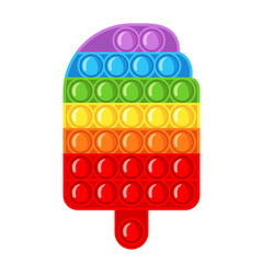 Trendy antistress sensory toy Pop it fidget in flat style isolated on white background.