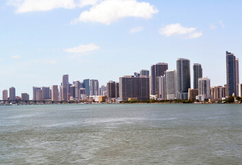 Miami,Florida Skyline circa 2013