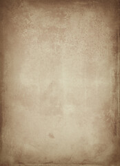 Texture of old beige paper with vignette for design