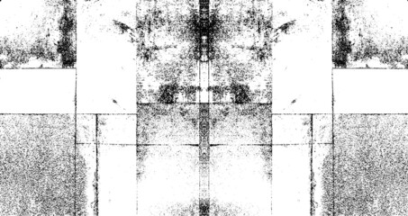 Rough black and white texture vector. Distressed overlay texture. Grunge background. Abstract textured effect. Vector Illustration. Black isolated on white background. EPS10