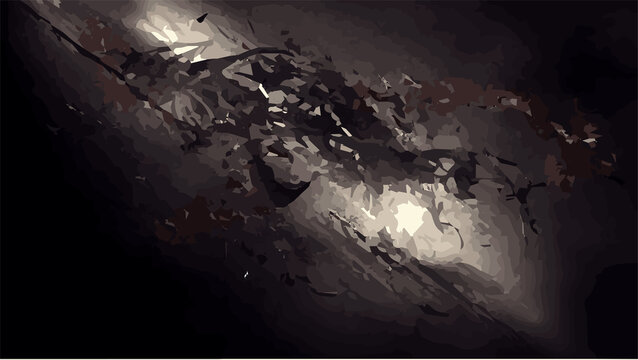 Abstract dark gloomy water effect wallpaper for design