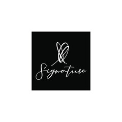 Aesthetic Signature Logo Design Inspiration