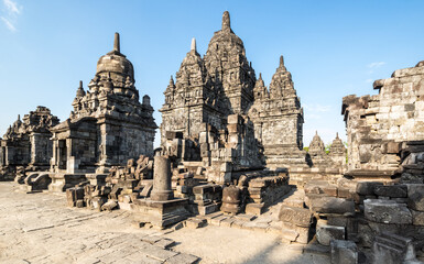 Prambanan or Rara Jonggrang is a 9th-century Hindu temple compound in Yogyakarta, Indonesia