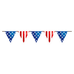 United states banner pennant