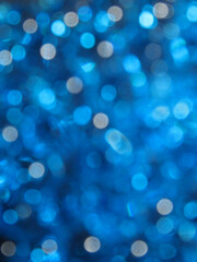 Pretty blue & grey bokeh balls background