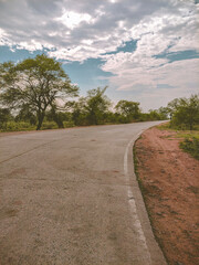 road in the countryside