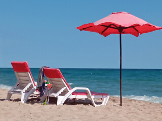 Peace and relaxation by the sea