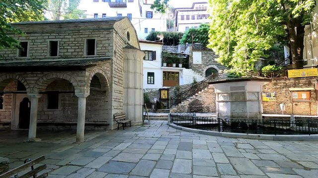 Beautiful scenic of Makrynitsa village, Pelio, Greece