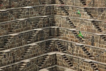 Puit au Rajasthan, en Inde 