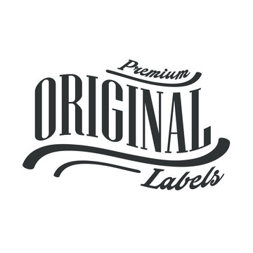 Premium original labels