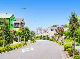 閑静な住宅街　無電柱化タウン