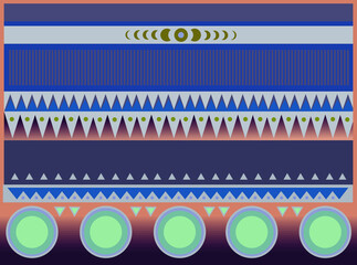 background with an purple ethnic pattern