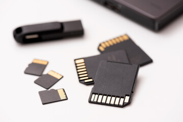 Multiple storage devices, memory cards