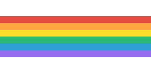  Simple rainbow seamless LGBT pride month tape.