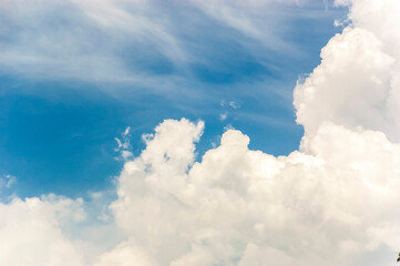 Cumulus nimbus clouds