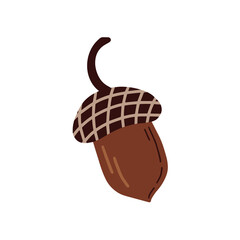 Hazelnuts. Vector illustration