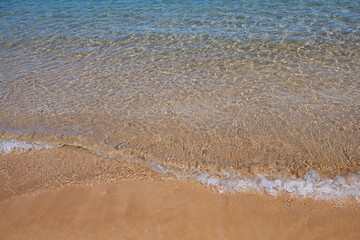 Calm sea water background. Tranquil water landscape with calm surface.