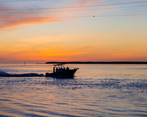 Sunset Boat