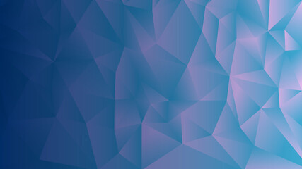 Fototapeta premium abstract blue background with triangles