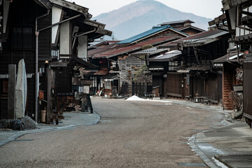 長野県塩尻市　奈良井宿の風景