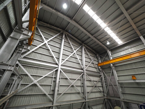 Conduit and cable tray was installed in power plant which popular in industrial zone.