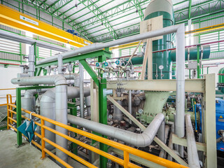 Steam turbine generator systems in Biomass Power Plant.