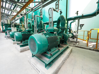.Pump and motor which popular to install with pipe in industrial such chemical, power plant, oil and gas..