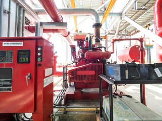 Diesel generator in Combined-Cycle Co-Generation power plant.