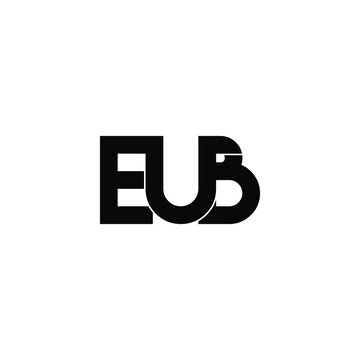 eub letter original monogram logo design