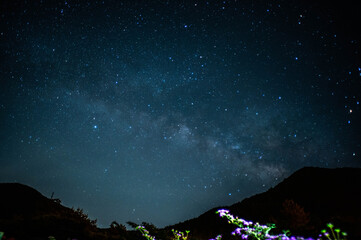 仁田峠で見る天の川